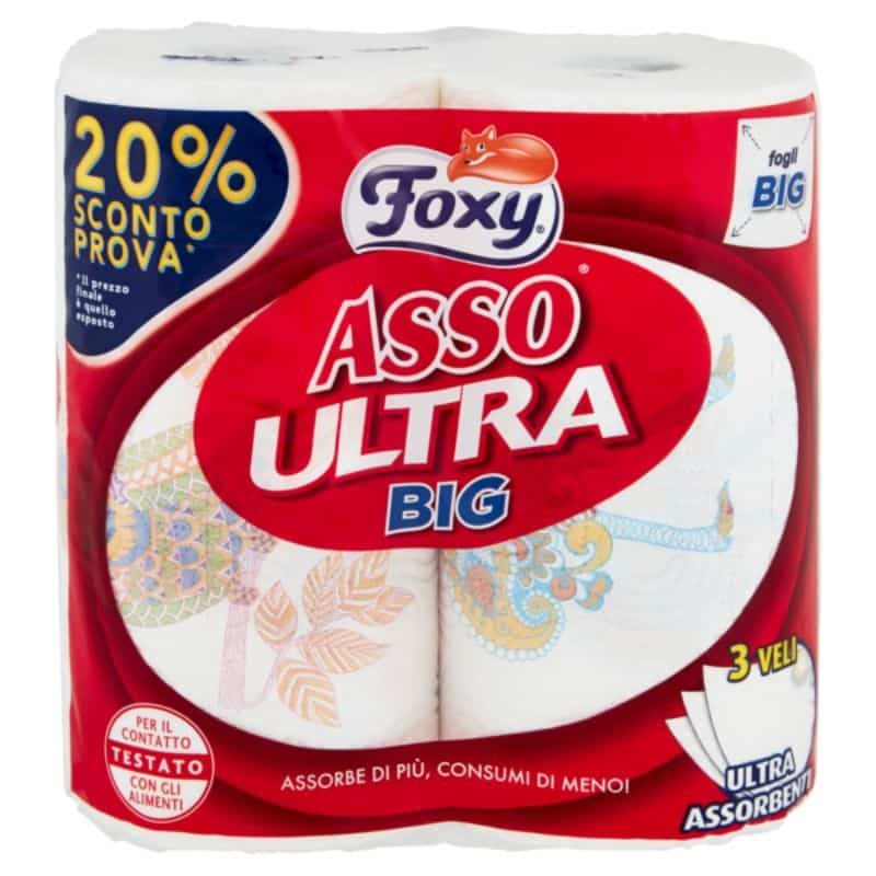 FOXY Asso ultra χαρτί κουζίνας 2x210gr – Χαρτιά Κουζίνας