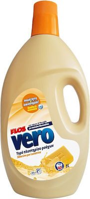 FLOS Vero υγρό πλυντηρίου ρούχων Μασσαλίας 60μεζ 3lt – Απορρυπαντικά Ρούχων