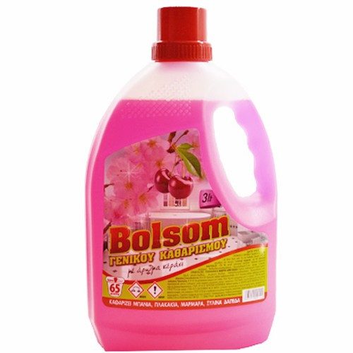 BOLSOM υγρό γενικού καθαρισμού με κεράσι 3lt – Καθαριστικά Επιφανειών