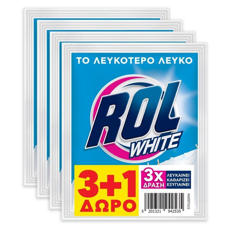 ROL λευκαντικό white 4x50gr – Ενισχυτικά Πλύσης