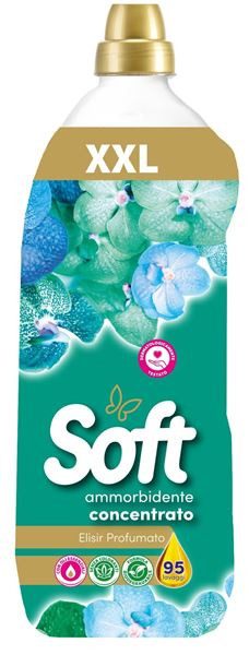 SOFT συμπυκνωμένο μαλακτικό ρούχων elisir profumato 95μεζ 2lt – Μαλακτικά Ρούχων