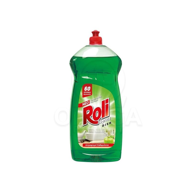 ROLI υγρό πιάτων με άρωμα πράσινο μήλο 1lt – Υγρά Πιάτων