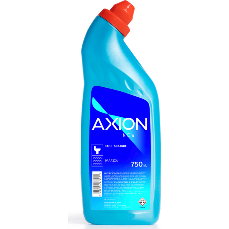 AXION WC gel παπί με άρωμα Φρεσκάδας Ωκεανού 750ml – Καθαριστικά Μπάνιου