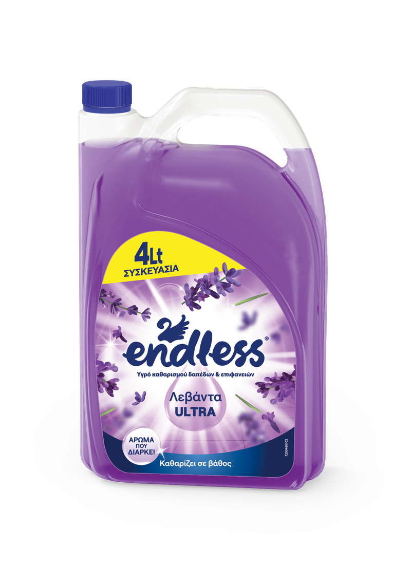 ENDLESS υγρό καθαριστικό πατώματος με λεβάντα 4lt – Καθαριστικά Επιφανειών