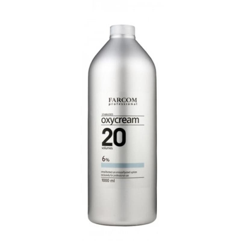 FARCOM Oxy Cream οξυζενέ No20 1lt – Οξυζενέ Μαλλιών και Ενεργοποιητές Χρώματος