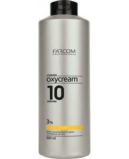 FARCOM Oxy Cream οξυζενέ No10 500ml – Οξυζενέ Μαλλιών και Ενεργοποιητές Χρώματος