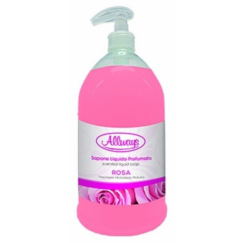 ALLWAYS κρεμοσάπουνο με αντλία Rosa 1lt – Προϊόντα Καθαρισμού Σώματος
