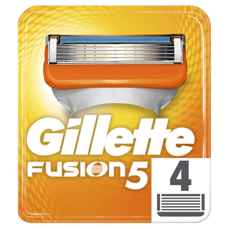 GILLETTE ανταλλακτικές λεπίδες fusion5 4τεμ – Ξυραφάκια