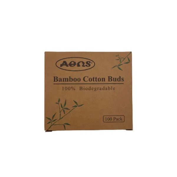 ΑΘΩΣ ωτοκαθαριστές bamboo 100τεμ – Άθως – Μπατονέτες