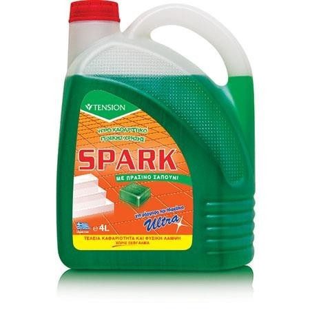 SPARK ultra καθαριστικό πατώματος με πράσινο σαπούνι 4lt – Καθαριστικά Επιφανειών
