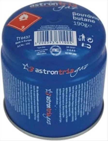 ASTRONTRIA φιαλάκι υγραερίου 190gr – Καμινέτα