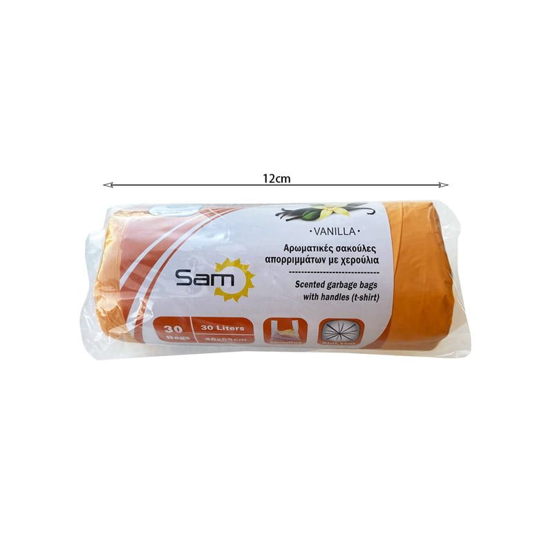 MOPATEX Sam σακούλες απορριμμάτων 46x55cm με χερούλι αρωματικές 30τεμ
