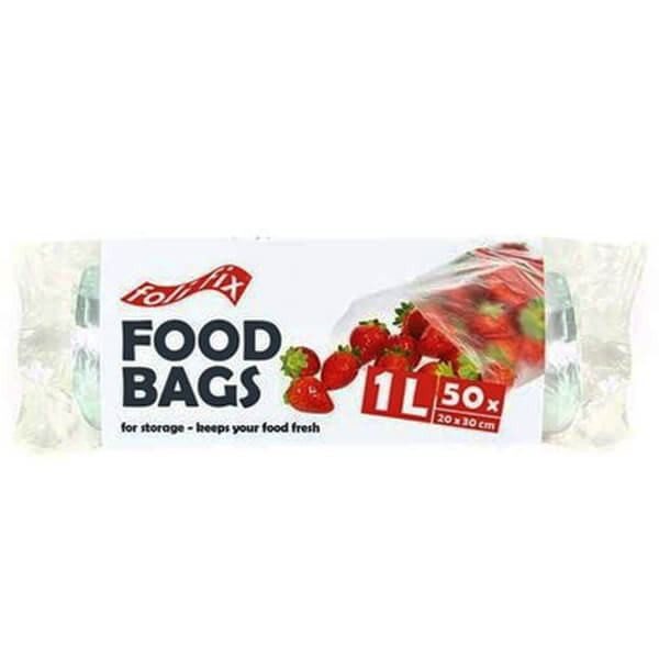 FOLI FIX σακούλες τροφίμων 1lt 20x30cm 50τεμ – Αναλώσιμα Κουζίνας