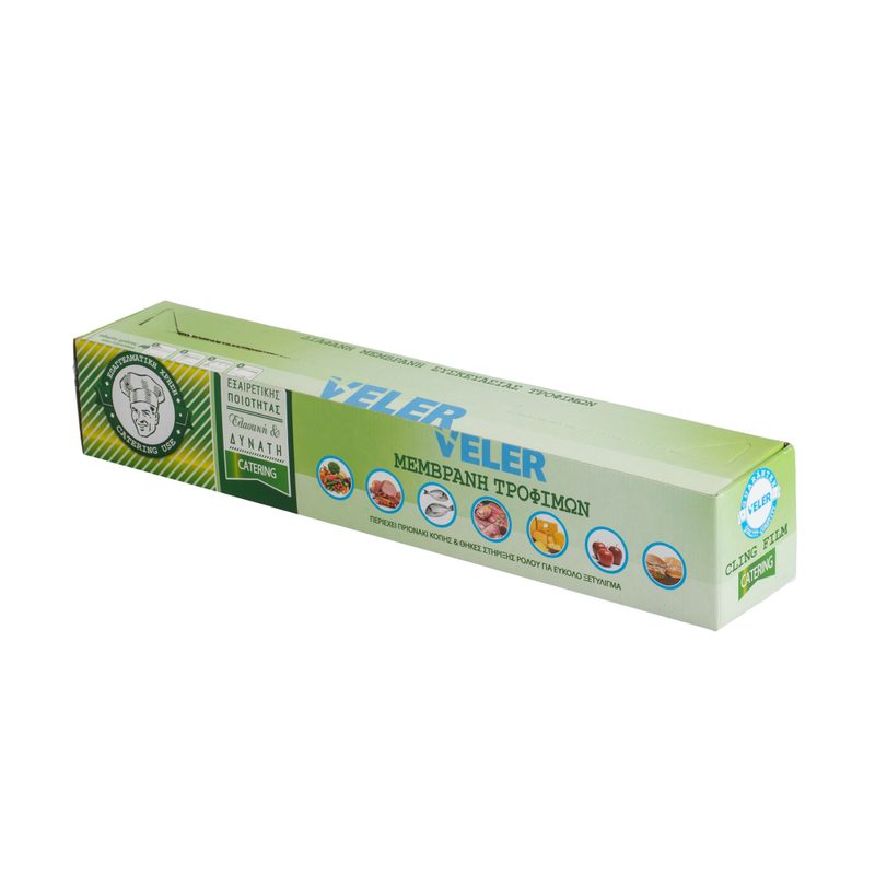 VELER μεμβράνη 45cm x 250m – Είδη Τυλίγματος Τροφίμων (Χονδρική)