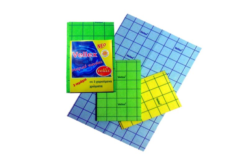 VELLEX μαγικό πανάκι 38x25cm 3τεμ – Πανάκια Καθαρισμού