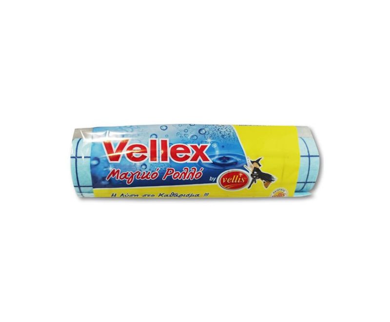 VELLEX μαγικό ρολό σπογγοπετσέτα 25cm x 1,5m – Πανάκια Καθαρισμού