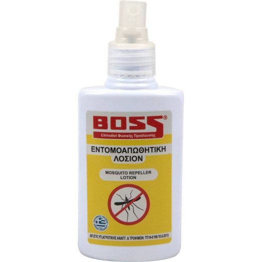 BOSS εντομοαπωθητική λοσιόν σε spray 100ml – Αντικουνουπικά - Εντομοαπωθητικά