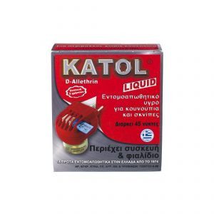 KATOL εντομοαπωθητική συσκευή με υγρό αντλλακτικό 30ml – Εντομοκτόνα και Εντομοαπωθητικά Χώρου