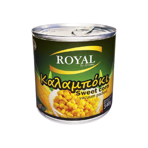 ROYAL καλαμπόκι κονσέρβα 340gr – Τρόφιμα Μακράς Συντήρησης