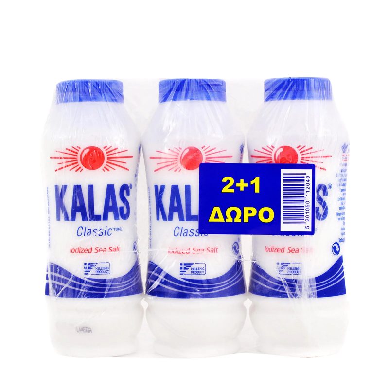 ΚΑΛΑΣ αλάτι κλασικό 3x400gr – Κάλας