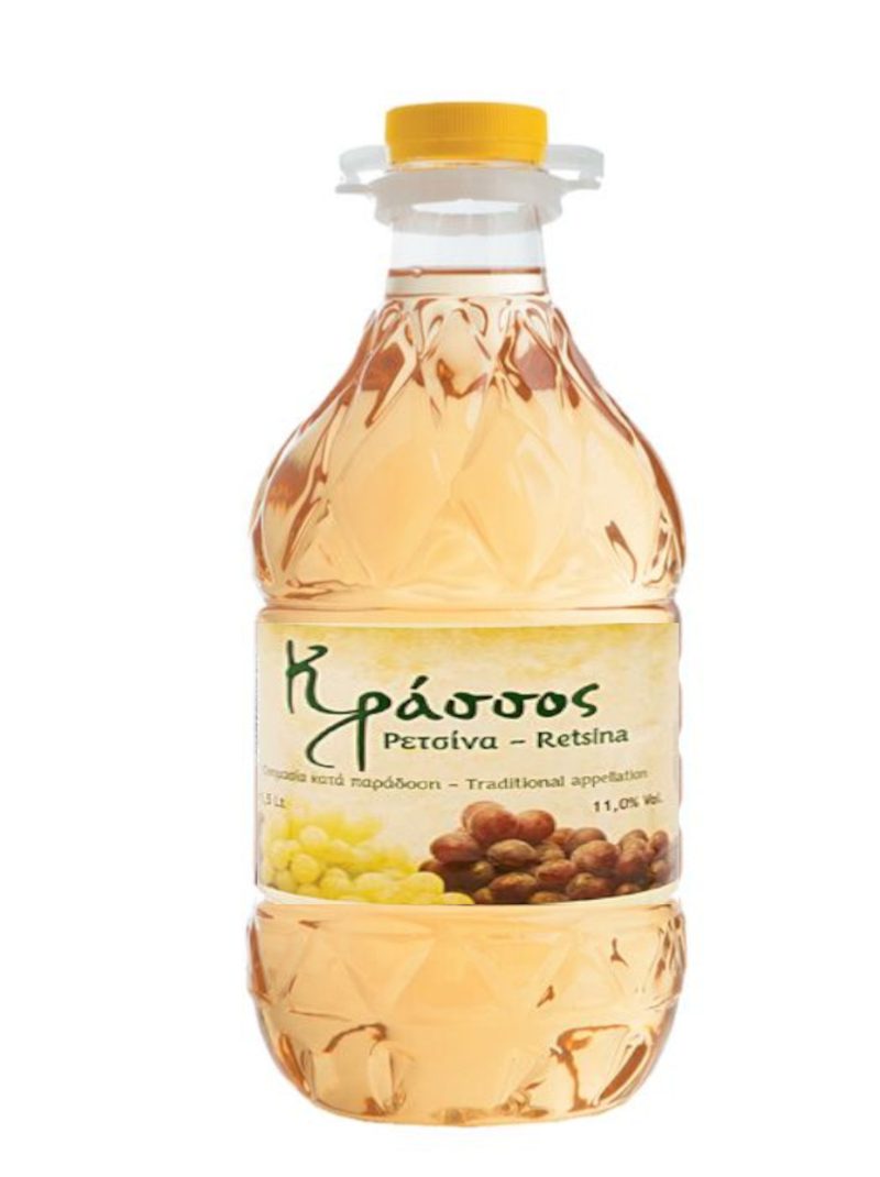 ΝΙΚΟΛΑΟΥ Κράσσος ρετσίνα 3lt – Νικολάου Οινοποιείο – Κρασιά