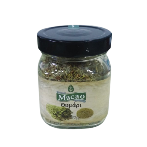 MACAO θυμάρι βάζο 40gr – Μπαχαρικά και Μυρωδικά