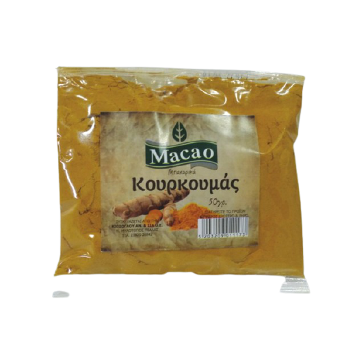 MACAO κουρκουμάς τριμμένος 50gr – Μπαχαρικά και Μυρωδικά