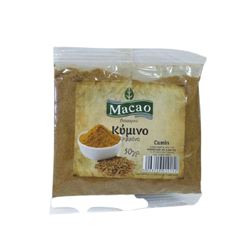 MACAO κύμινο τριμμένο 50gr – Μπαχαρικά και Μυρωδικά