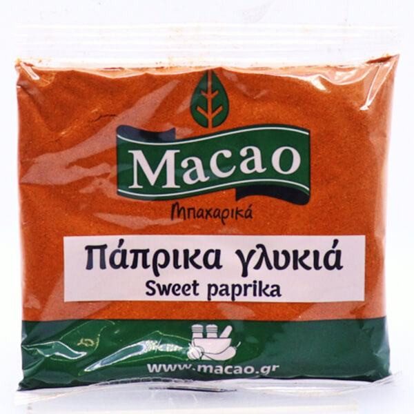 MACAO πάπρικα γλυκιά 100gr – Μπαχαρικά και Μυρωδικά