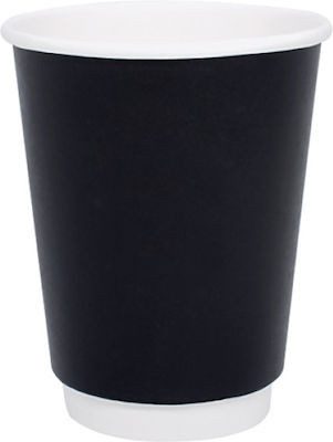 ΘΑΛΑΣΣΙΝΟΣ ποτήρι χάρτινο μαύρο single wall 4oz 50τεμ – Θαλασσινός – Ποτήρια μιας Χρήσης