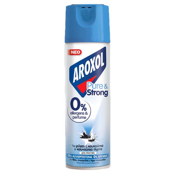 AROXOL εντομοκτόνο Pure και Strong για μύγες και κουνούπια 300ml – Εντομοκτόνα και Εντομοαπωθητικά Χώρου