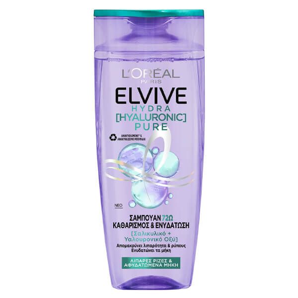 ELVIVE σαμπουάν hydra hyaluronic pure 400ml