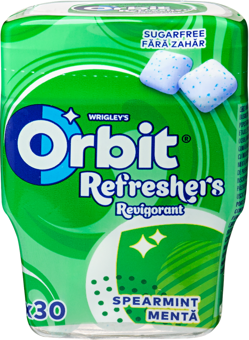 ORBIT τσίχλες με δυόσμο κουτί 67gr – Καραμέλες, Γλειφιτζούρια και Τσίχλες
