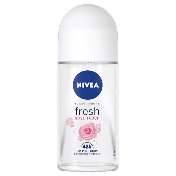 NIVEA αποσμητικό σώματος roll-on fresh rose touch 50ml – Αποσμητικά