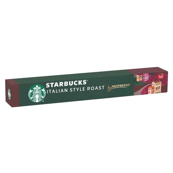 STARBUCKS καφές σε κάψουλες espresso italian stlye roast συμβατές με μηχανή Nespresso 10τεμ – Κάψουλες Καφέ και Ροφημάτων