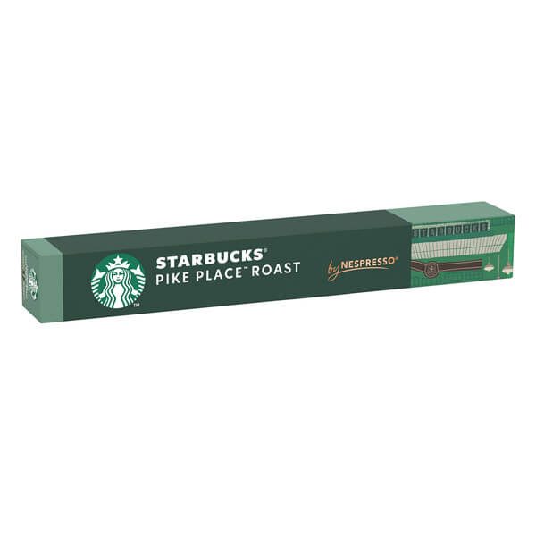 STARBUCKS καφές σε κάψουλες espresso pike place roast συμβατές με μηχανή Nespresso 10τεμ – Κάψουλες Καφέ και Ροφημάτων