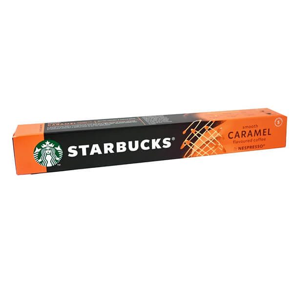 STARBUCKS καφές σε κάψουλες espresso smooth caramel συμβατές με μηχανή Nespresso 10τεμ – Κάψουλες Καφέ και Ροφημάτων