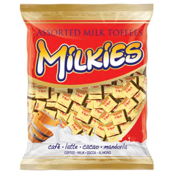 MILKIES καραμέλες toffee σε 4 γεύσεις 1kg – Καραμέλες, Γλειφιτζούρια και Τσίχλες