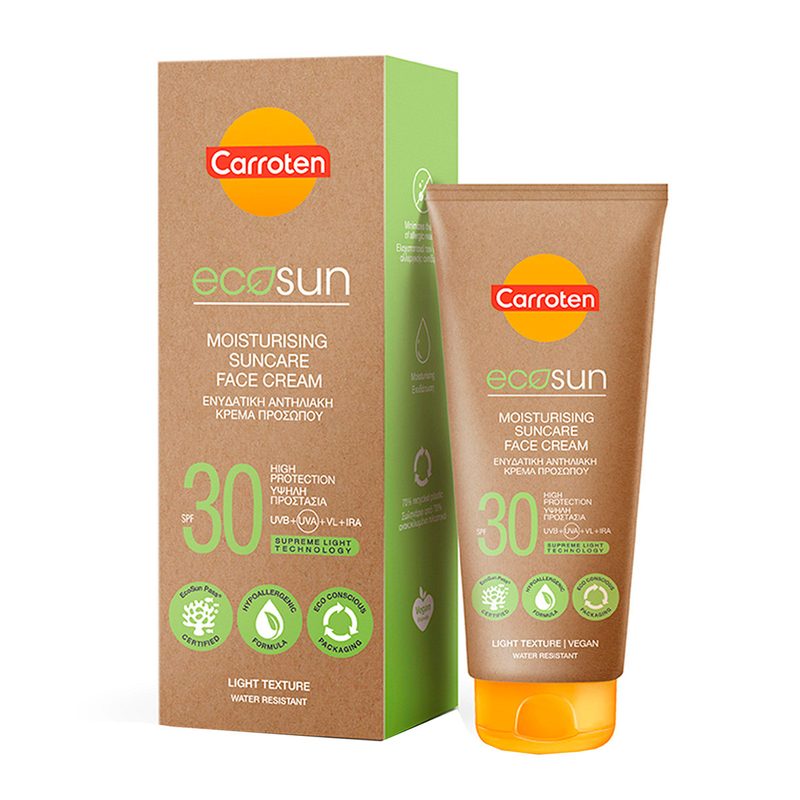 CARROTEN αντιηλιακή ενυδατική κρέμα προσώπου Eco Sun SPF30+ 50ml – Αντηλιακά