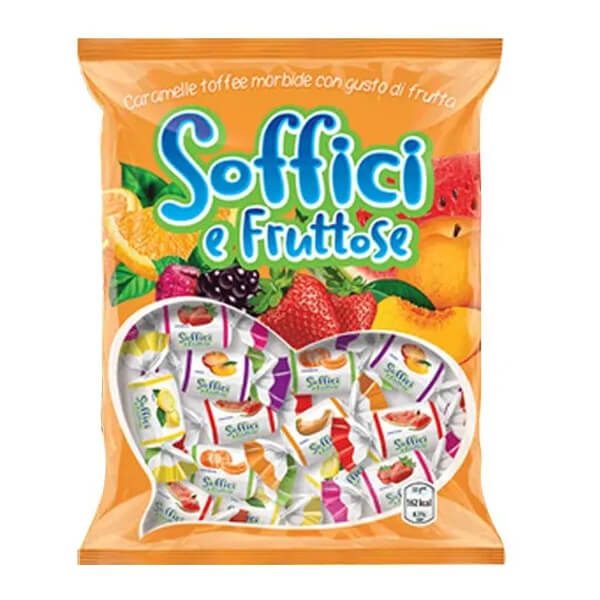 SOFFICI καραμέλες με φρούτα 1kg – Soffici e Fruttose – Καραμέλες, Γλειφιτζούρια και Τσίχλες