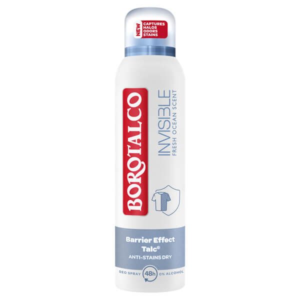 BOROTALCO αποσμητικό σώματος spray Invisible Fresh 150ml – Αποσμητικά