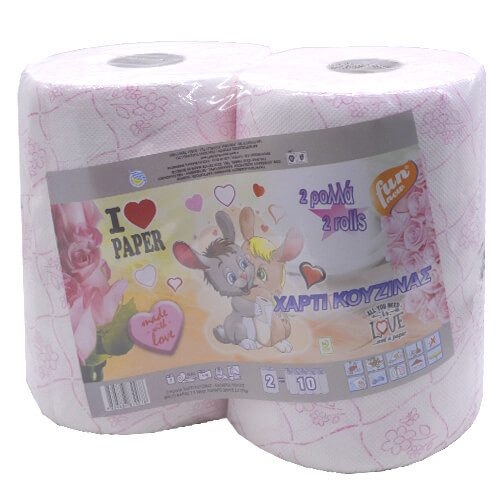 I LOVE PAPER χαρτί κουζίνας 2x290gr – Χαρτιά Κουζίνας