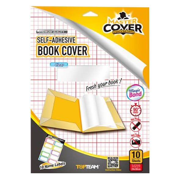 MASTER COVER αυτοκόλλητα φύλλα 500x350mm 10τεμ – Top Team – Ντύσιμο Βιβλίων