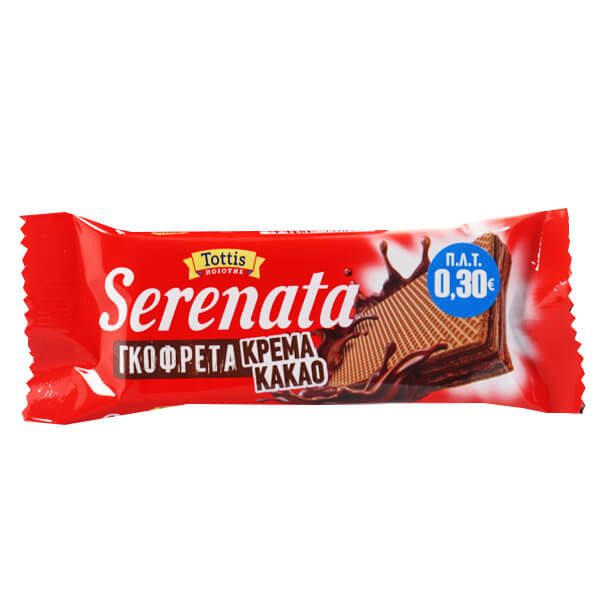 BINGO Serenata γκοφρέτα με κρέμα κακάο 20x25gr – Σοκολάτες