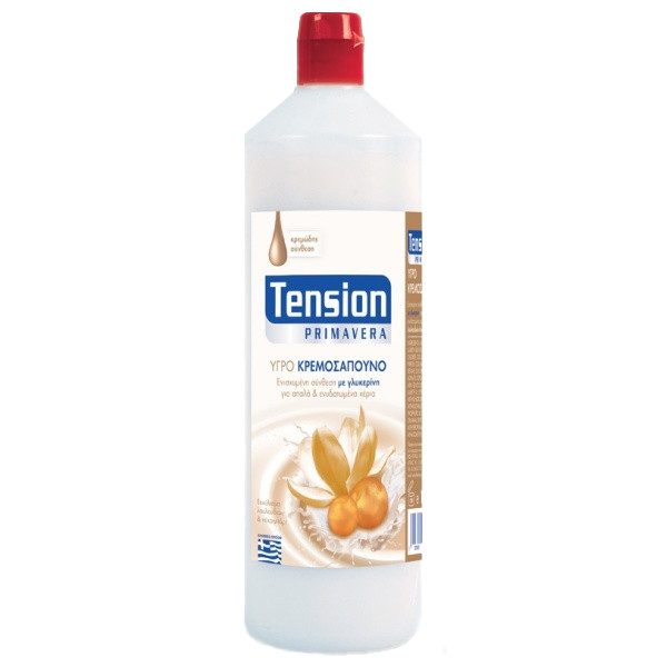 TENSION κρεμοσάπουνο primavera λευκό 1lt – Προϊόντα Καθαρισμού Σώματος