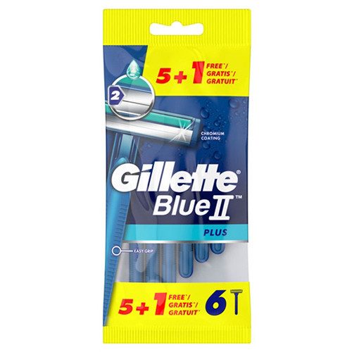 GILLETTE ξυραφάκια blue 2 plus simple 6τεμ