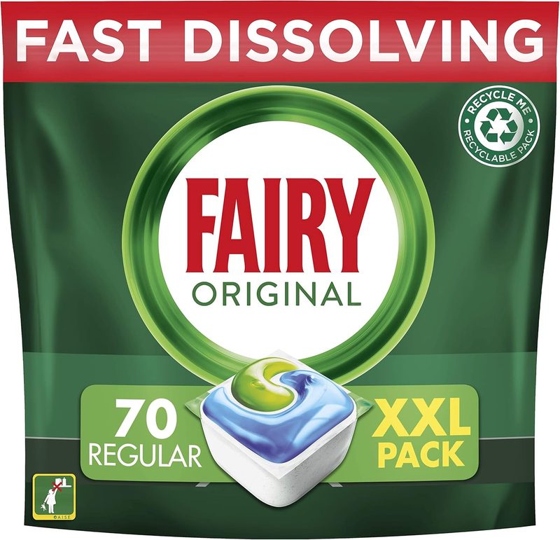 FAIRY ταμπλέτες πλυντηρίου πιάτων all in one original 70τεμ – Απορρυπαντικά Πλυντηρίου Πιάτων