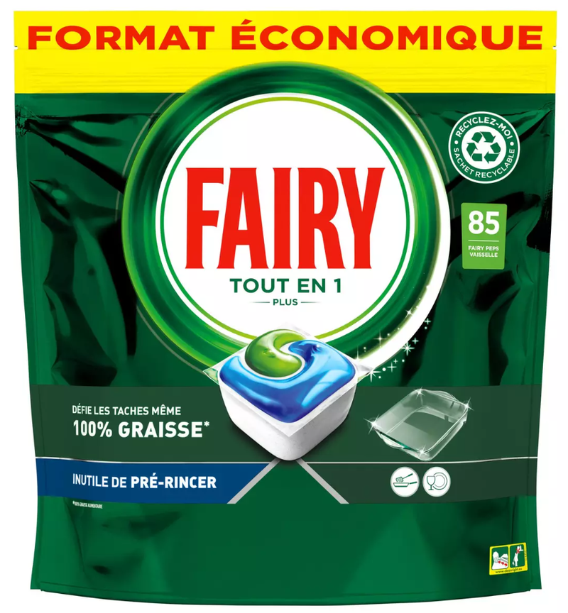 FAIRY ταμπλέτες πλυντηρίου πιάτων all in one original 85τεμ – Απορρυπαντικά Πλυντηρίου Πιάτων