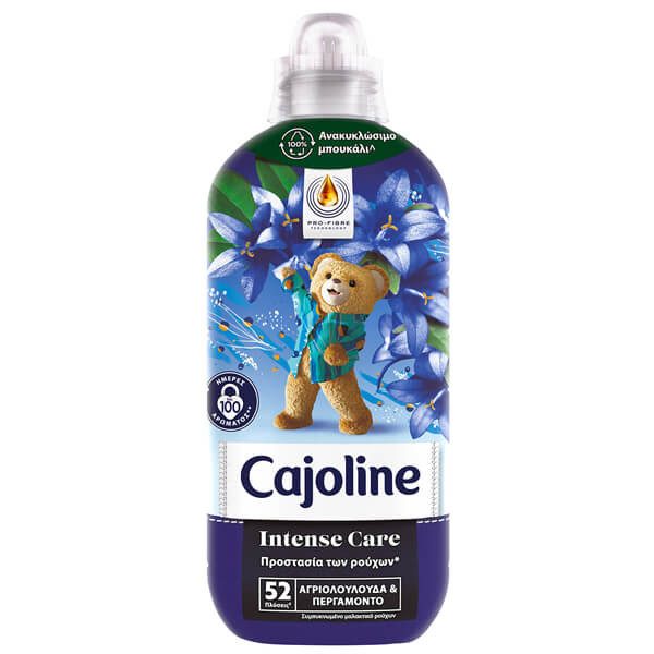 CAJOLINE συμπυκνωμένο μαλακτικό Αγριολούλουδο και Περγαμόντο 52μεζ 1096ml – Μαλακτικά Ρούχων