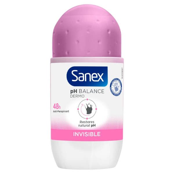 SANEX αποσμητικό σώματος roll-on invisible 50ml – Αποσμητικά